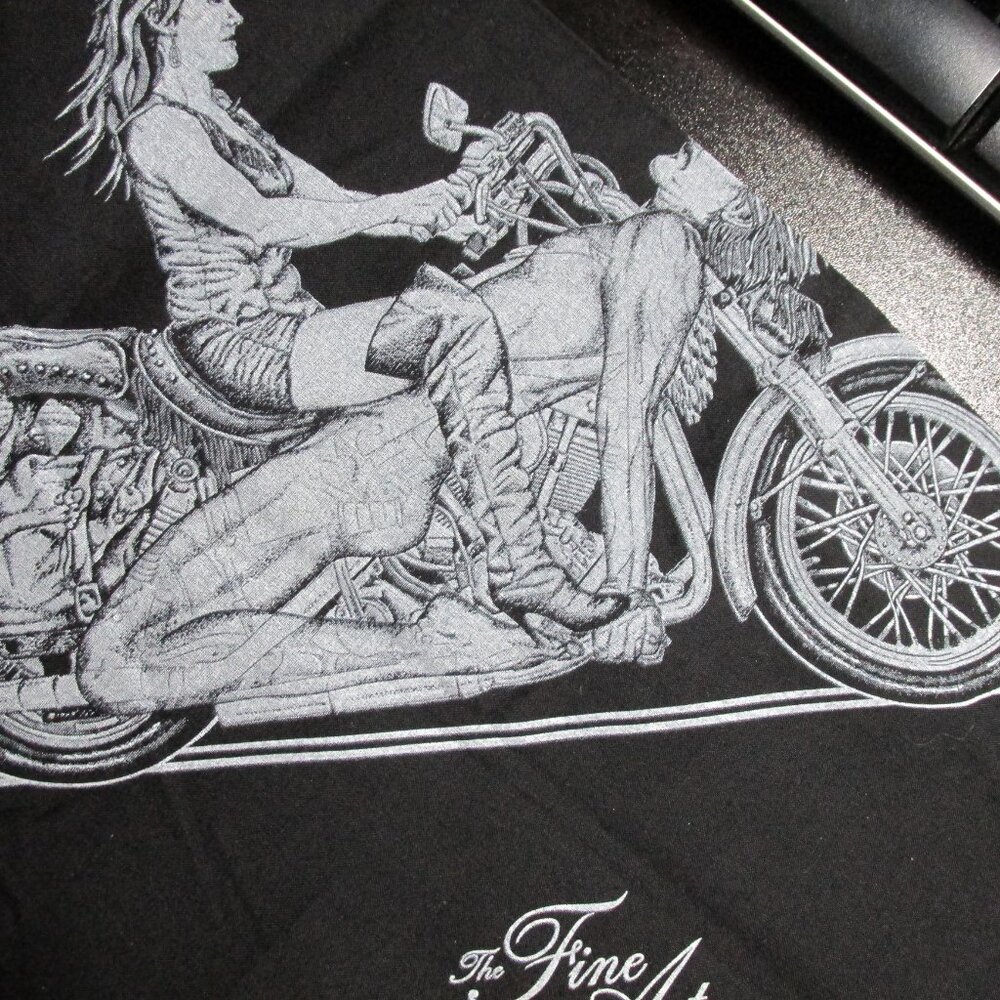 1994 Sturgis Bike Week Western Style Bandana "The Fine Art of Riding" - Picture 5 of 7